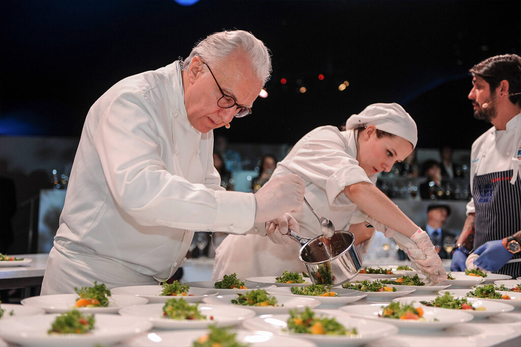 Alain Ducasse, per la prima volta, è arrivato nel sud dell’Italia